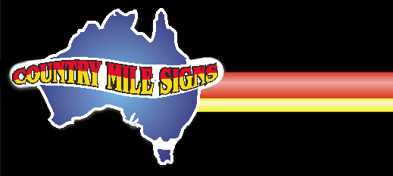 country mile signs logo